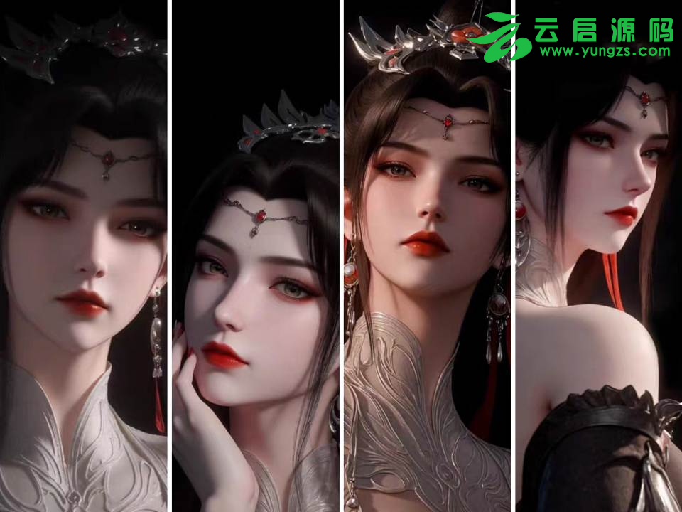【31-40期】国漫Ai绘画4K超高清壁纸图片各类国漫Ai绘画女神-云启源码